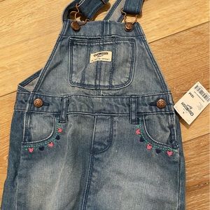Osh Kosh denim overall dress